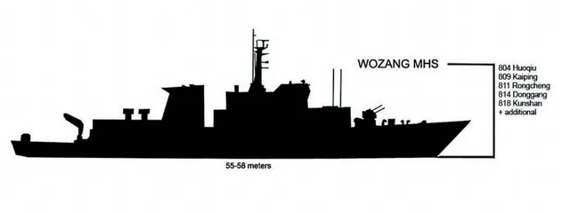 Type 082 / 082I / 082II mine countermeasure vessel, Chinese People's Liberation Army Navy minesweeper and mine countermeasure vessel family, Naval Systems - view 2