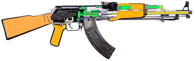 Type 56 assault rifle, 7.62x39mm Kalashnikov-pattern assault rifle, Infantry Weapons - view 4