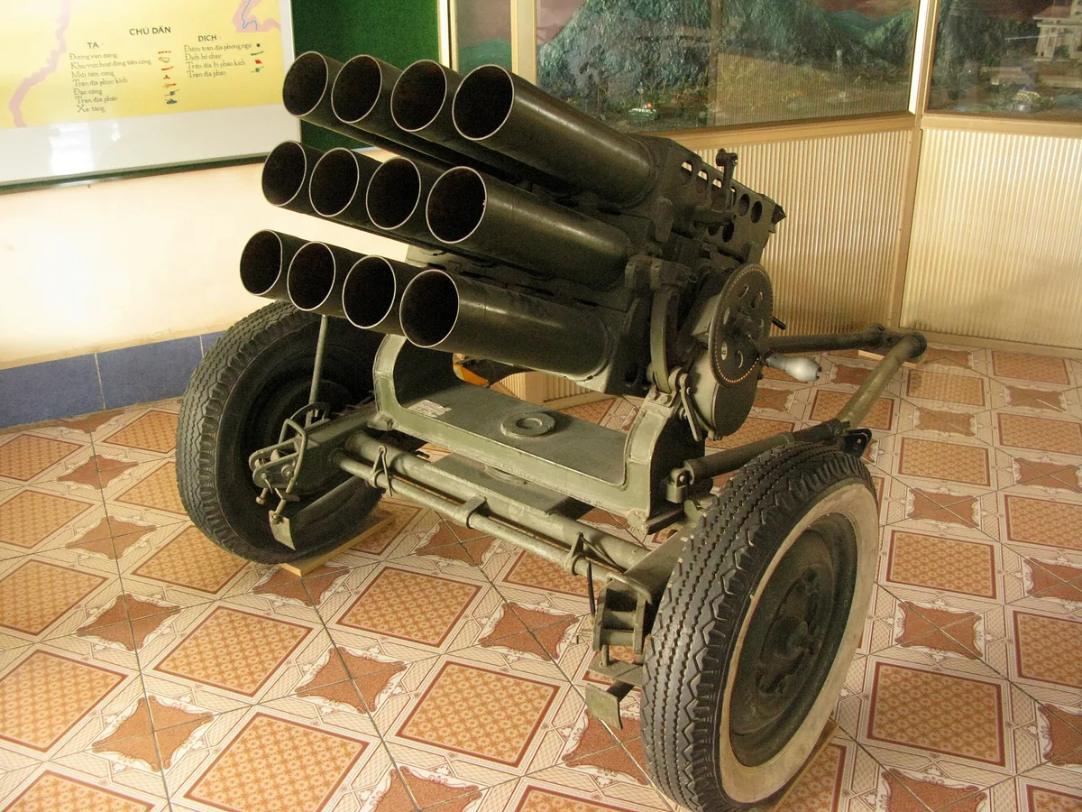 Type 63 107 mm multiple rocket launcher, Towed 107 mm multiple rocket launcher, Artillery - 2014 Yemen Civil War