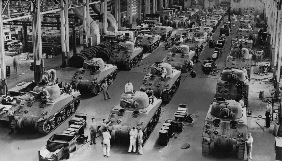 M4 Sherman, Second World War medium tank family, Tanks