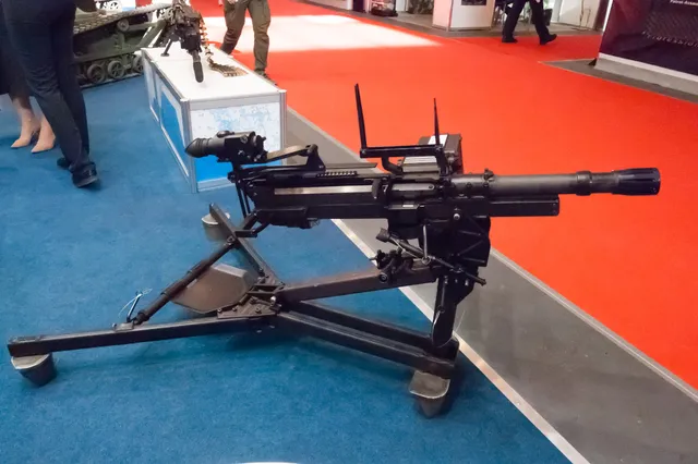 UAG-40 automatic grenade launcher, Belt-fed 40 mm automatic grenade launcher, Infantry Weapons - view 3