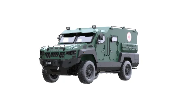 UAT.GYURZA-02, 4x4 MRAP-class armored personnel carrier, Armored Vehicles - view 2
