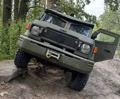 UAT-TISA, light armored tactical pickup, Armored Vehicles