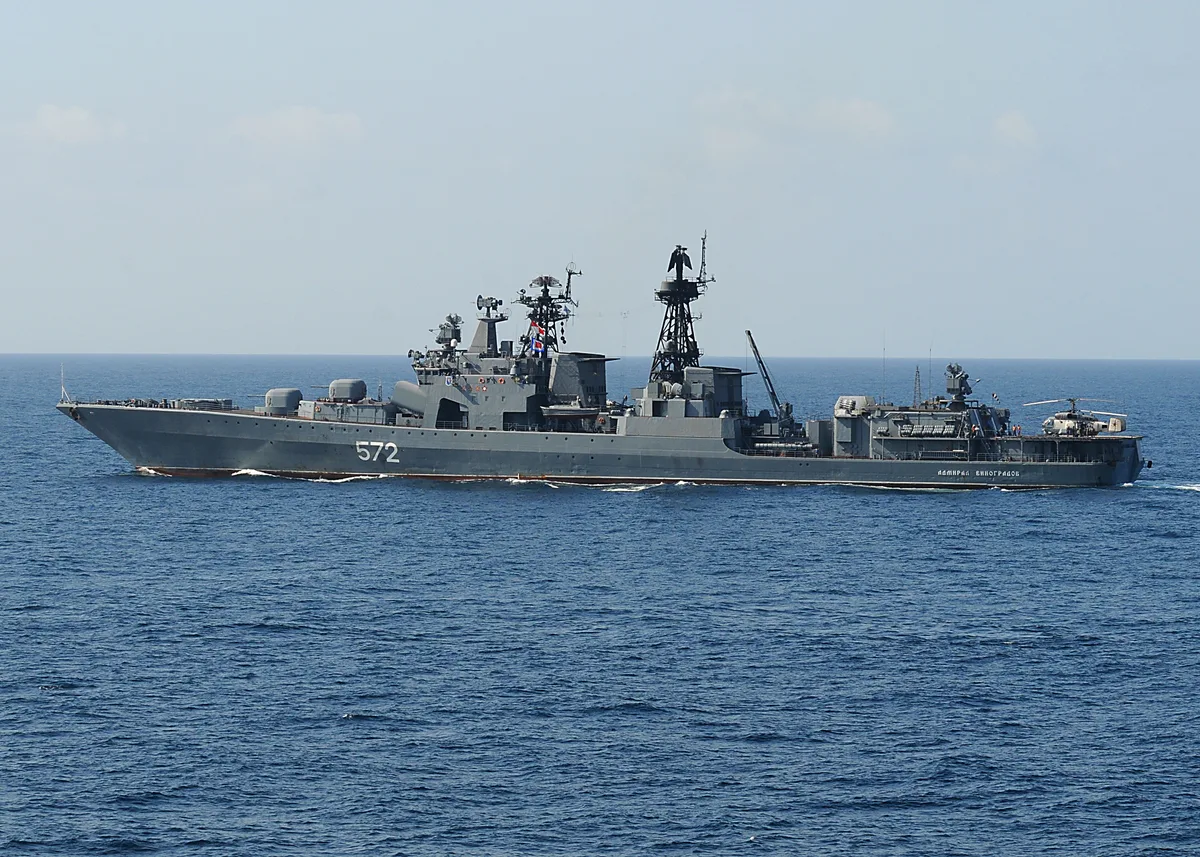 Udaloy-class anti-submarine destroyer, Guided-missile anti-submarine destroyer, Naval Systems - 2011 Syrian Civil War