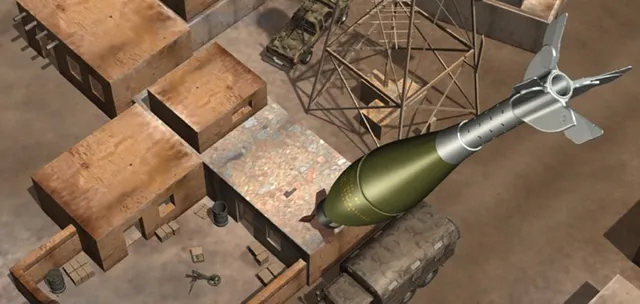 XM395 Accelerated Precision Mortar Initiative, 120 mm GPS-guided mortar cartridge, Munitions - view 1